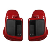 HR3 Billiard Red / Vivid Black Vented Lower Fairing Kit With 6.5" Speaker Pods For Harley Touring models 2014-2024